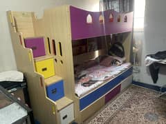 Kids bunker bed two portion