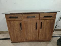 Iron Table with storage