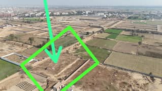 3 Kanal Plot Best For House School Apartment For Sale 200ft Front Sarqari Road Attack Bahria Town & NEW Lahore City