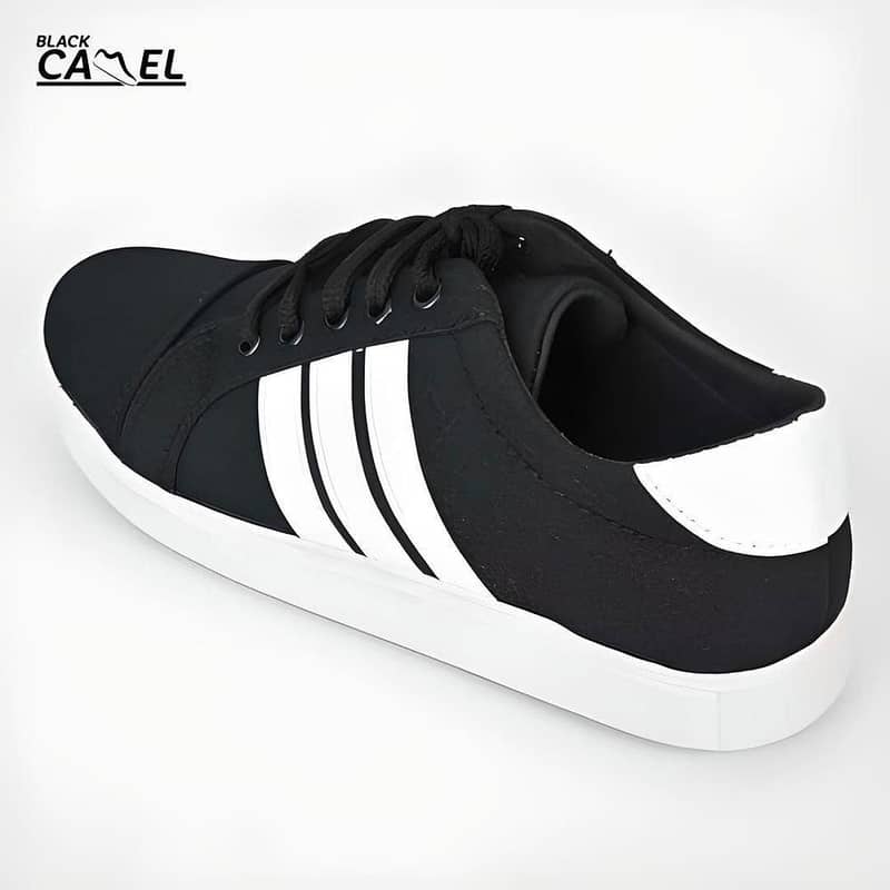 Black Rexine Casual Mens sneakers - Footwear - 1102835493