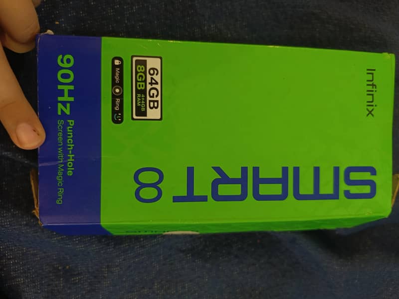 Infinix SMART 8 4/64 with  box only  Condition 10 1