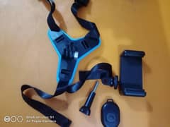 Helmet Mobile chin mount