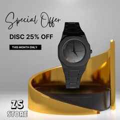 Black Arabic Aura Watch
