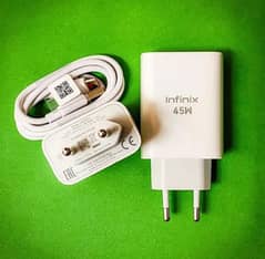 Infinix Not40 original 45Watt W original box plugged charger 234806676