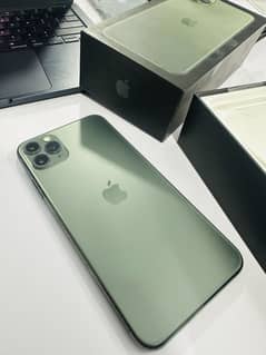 11 Pro max dual physical approved with original box & earphones