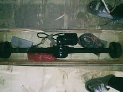 Axle with motor & controller for electric vehicle & electric rickshaw