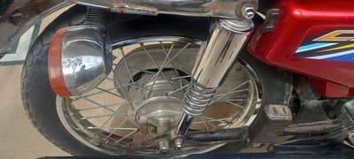 Red Honda 125 Model 2018 Hyderabad Number
