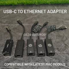 Hp Belkin Lenovo USB C To Local Area Network LAN Ethernet RJ45 Adapter