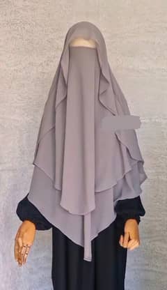 2 Layers Princess Hijab