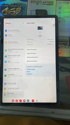 Samsung tab s7 good condition 6gb 128gb