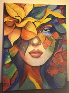 •	“Hand-Painted Art Piece – Perfect Gift or Décor Item”