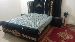 sofa set  5 seater  and double bed set for sale