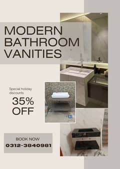 Marble Vanity / Vanity / bath vanity / pvc vanity / corian vanity