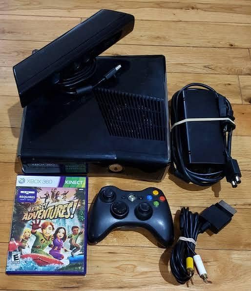 Xbox 360 kinect with two wireless modified consoles in new condition 2