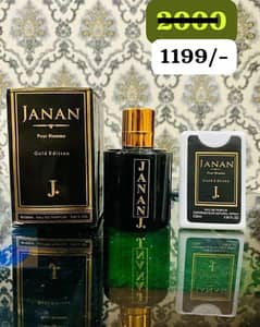 Janan Perfume | 24H Long Lasting Unisex Fragrance - With COD 1199 Only
