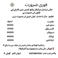 Male and Female both apply