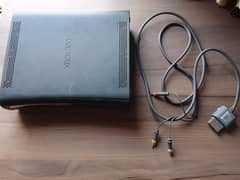 Xbox 360 console ,power adapter, controllers and discs