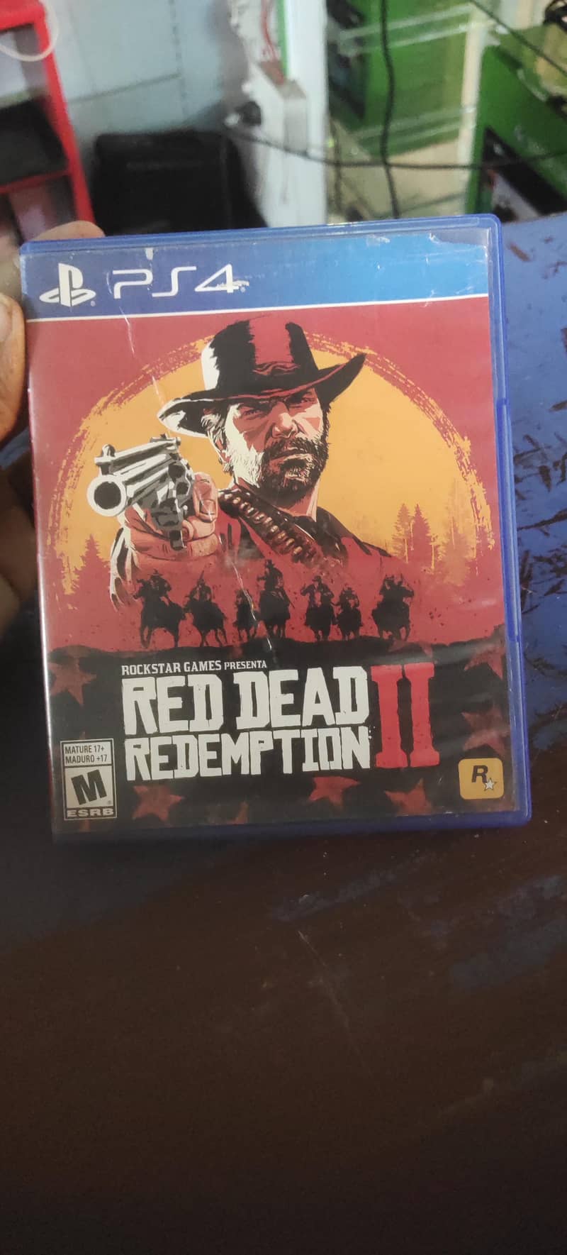 ps4 game rdr 2 used condition ok 0