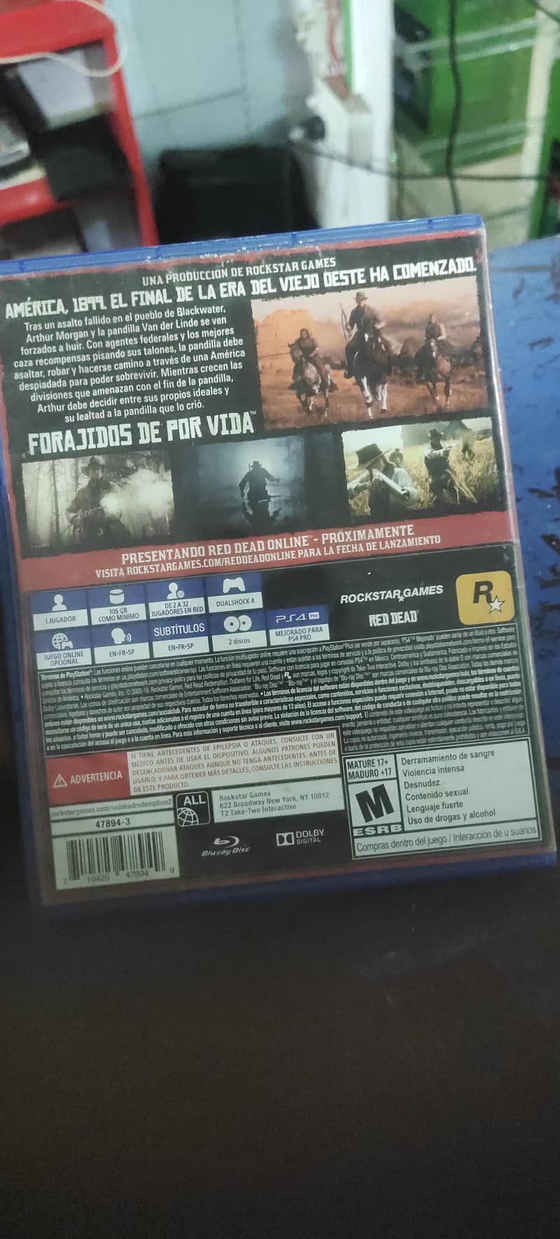 ps4 game rdr 2 used condition ok 1