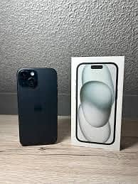 Iphone 15 BLACK(JV)-100 HEALTH (COMPLETE BOX)