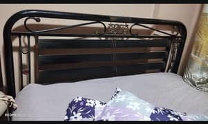 Iron Double Bed With Spring Mattress your