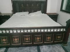 bed and side tables