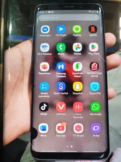 samsung s9+ 256 gb memery 6ram glass brack dot