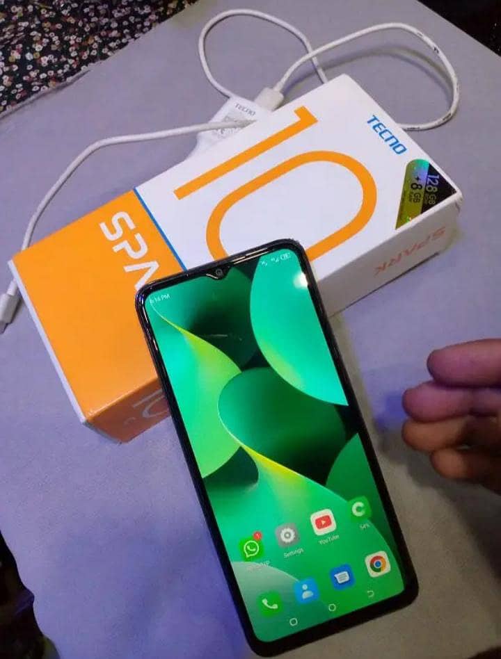 Tecno spark 10c 4+4/128 with box 1