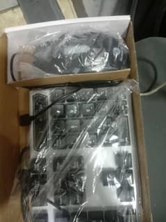 Boston wired keyboard & mouse combo/ Brand New pack/ full size . .