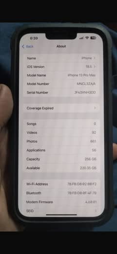 Iphone 13 pro max 256gb