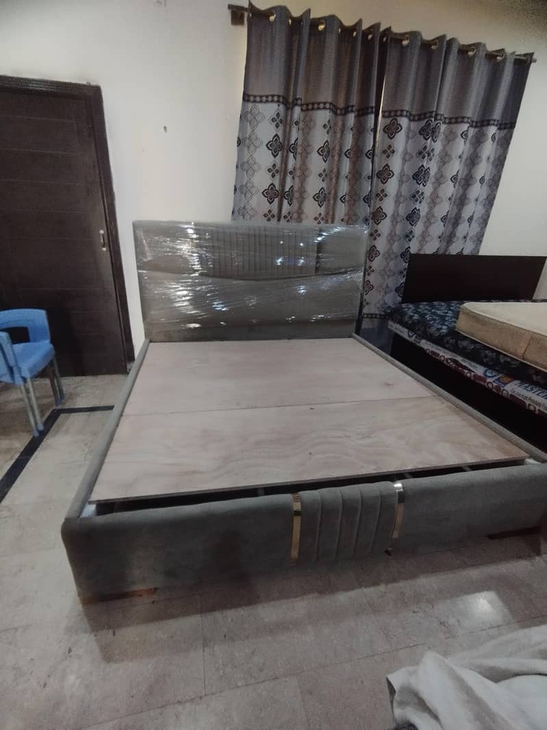 king size bed with side tables and dressing 4