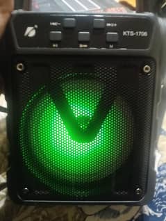 speaker have RGB or solar charging  and high range LED light