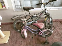 two cycles big and small age 7-9 and 3-5