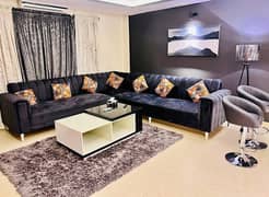 Per day 1bed ROM full furnished apartments safe and scour 100%coupe allow