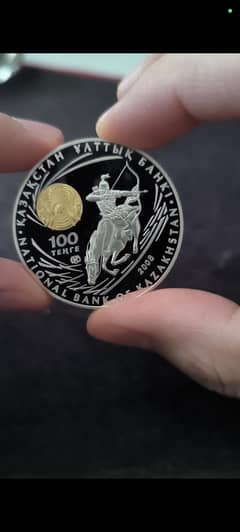 Silver Coin - Gengis Khan