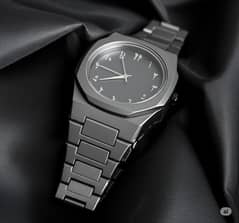 Aura men Matte  black watch