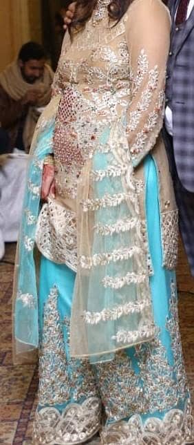 short shirt sharara duputta 3 piece