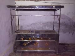 New condition grill station for sale