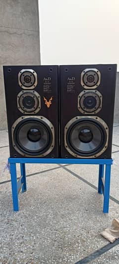 A&D (Akai) SS‑730 Vintage Japanese Speakers – 100% Genuine