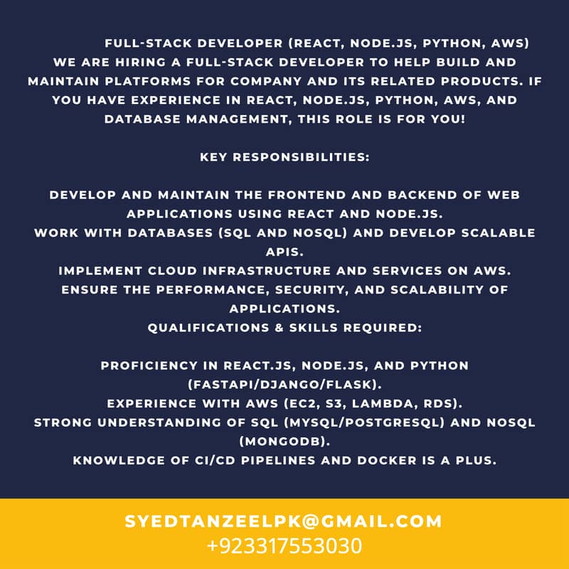 Full-Stack Developer 1