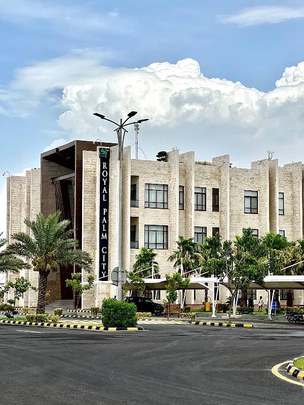 10 Marla Plot in C-Block Facing Knal For Sale in Royal Palm City 2