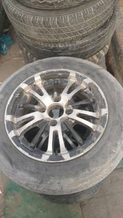13 size 100 pcd geneun rim + tyre