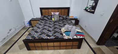 King Size Bed with New Orthopedic Mattress