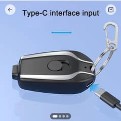 power bank keychain| power bank with key chain 500. mah Type c charger