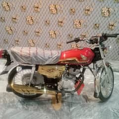 cg 125 gold red