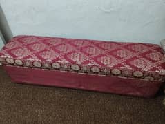 3 Seater Sofa with Stool
