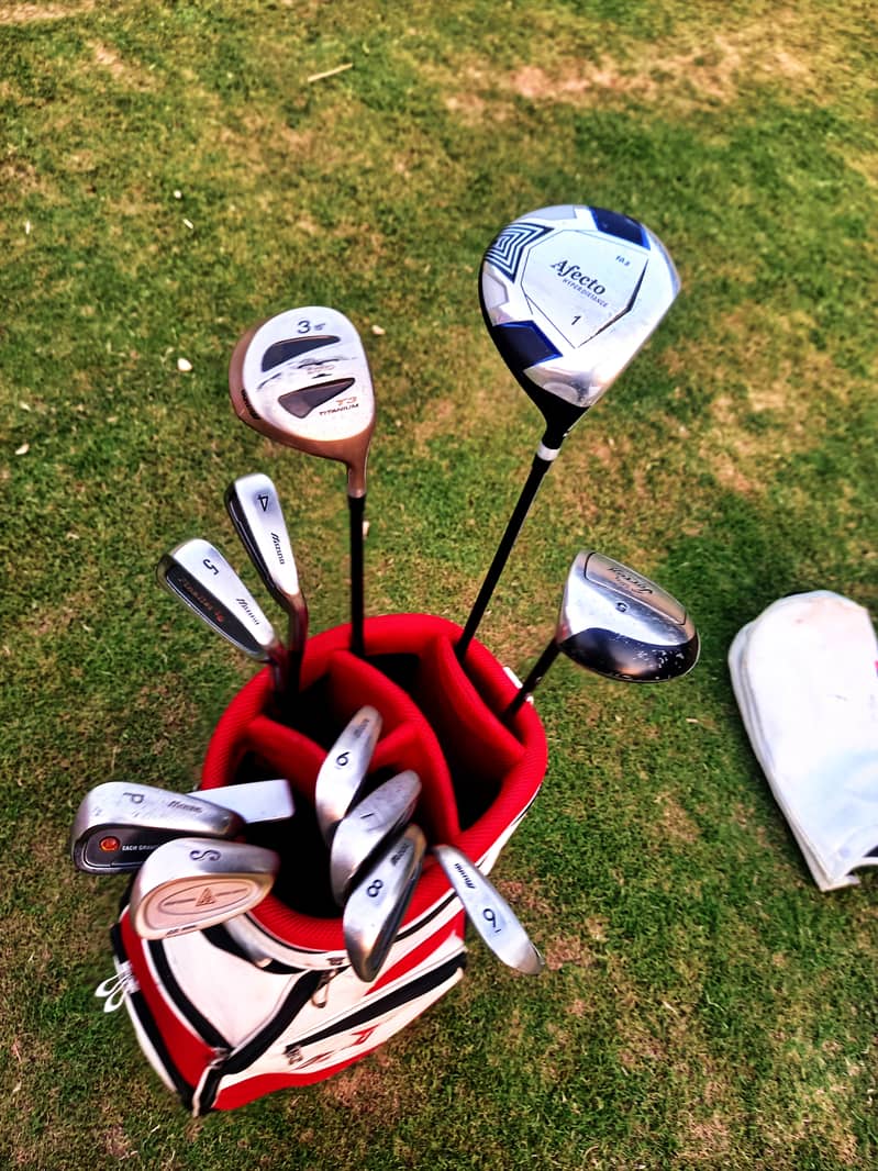 MEN's Golf Set. All Clubs, Woods, Irons, Bag, Putter, kit, sticks 6
