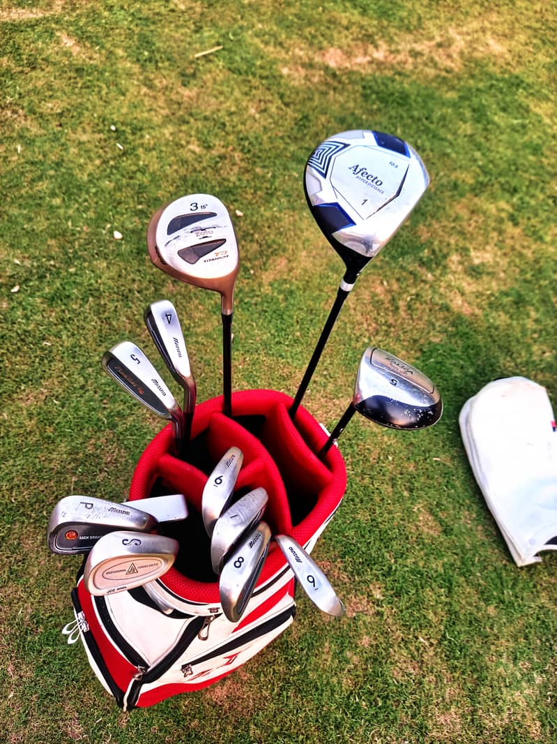 MEN's Golf Set. All Clubs, Woods, Irons, Bag, Putter, kit, sticks 7