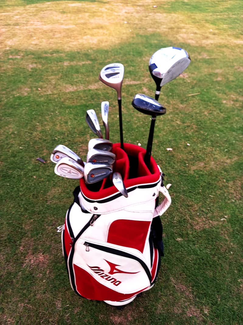 MEN's Golf Set. All Clubs, Woods, Irons, Bag, Putter, kit, sticks 9