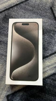 iphone 15 pro max 256 GB with box and original cable for sale
